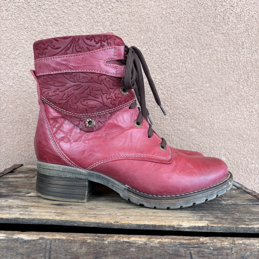 Dromedaris Kara Red Leather Women’s Boot